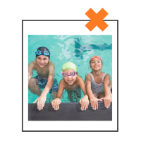 Duikbril unicorn regenboog paars